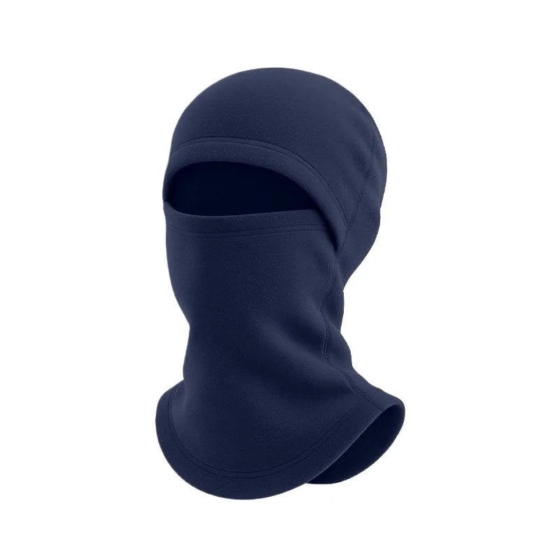 Winter Kids Hat Full Face Warm Hood Windproof Cap Solid Color Fleece Hats Girls Boys Outdoor Ski Mask Neck Ear Protect Accessory