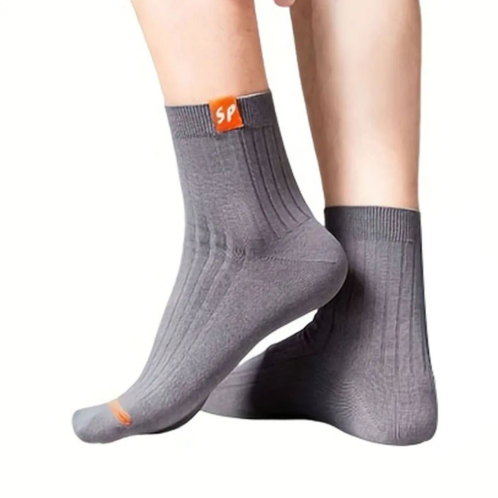 5/10/15/20 Pairs Men Socks Breathable Cotton Sports Stockings Comfortable Men Socks Sweat Absorption Business Socks Letter Print