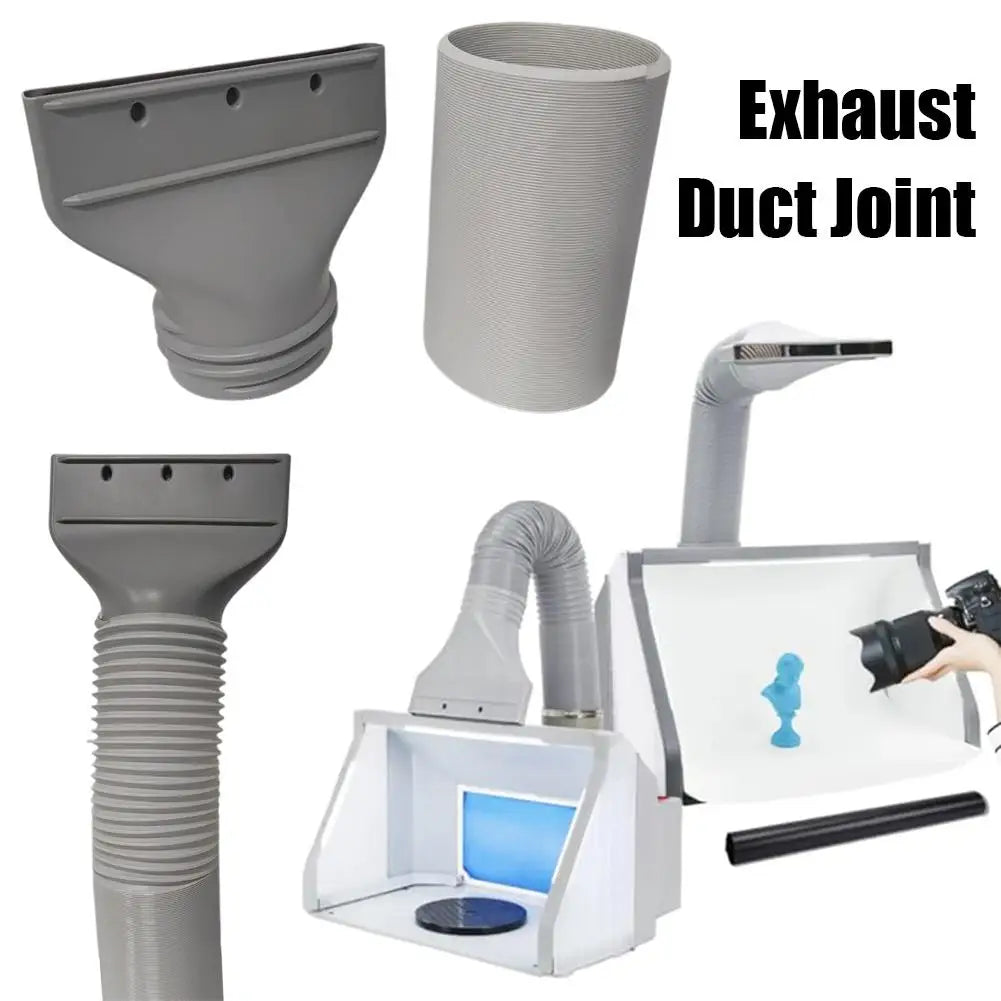 1/2PCS 1.5M Flat Mouth Joint Exhaust Duct Portable Mobile Air Conditioner Window Duct Pipe Connector Exhaust Systems Accessories