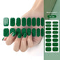 16/22 Tips Semi Cured Gel Nail Stickers for UV Lamp Designer Adhesive Nail Gel Wraps DIY Long-lasting  Nail Decoration