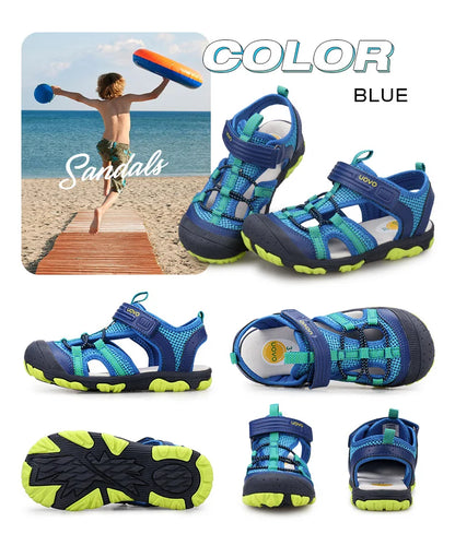 New Arrival Children Footwear Closed Toe Sandals For Little And Big Sport Kids Summer Shoes Eur Size #25-35