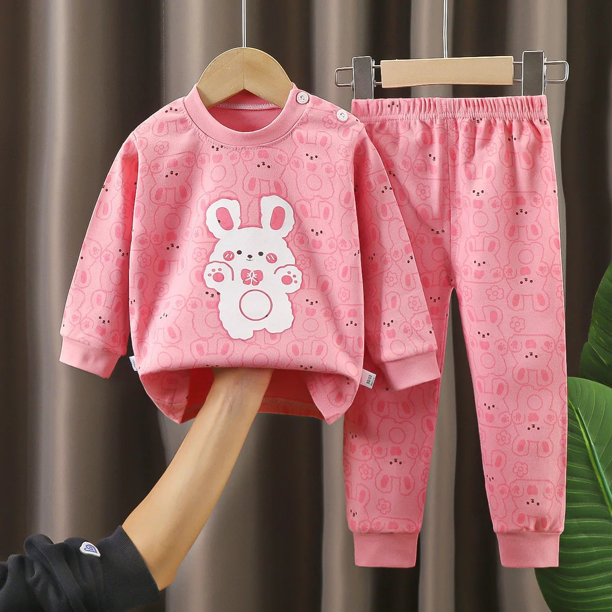 Children Sets Children's Clothing Boys Girls CottonAutumn winter Clothing Pants Sleepwear Underwear Christmas Gift Kids Clothes