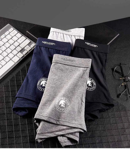 Plus Size Men Underwear Boxer Brand Man Underpants Solid Shorts Cotton Boxer Home Middle Male Boxer Shorts Sexy L-6xl