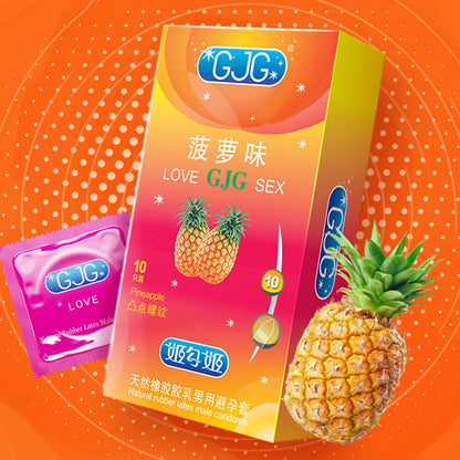 12/10pcs Fruit Ultra Thin Condoms Intimate Goods Sex Products Toys for Adults 18 Penis Sleeve Long-lasting Sex Toys For Men