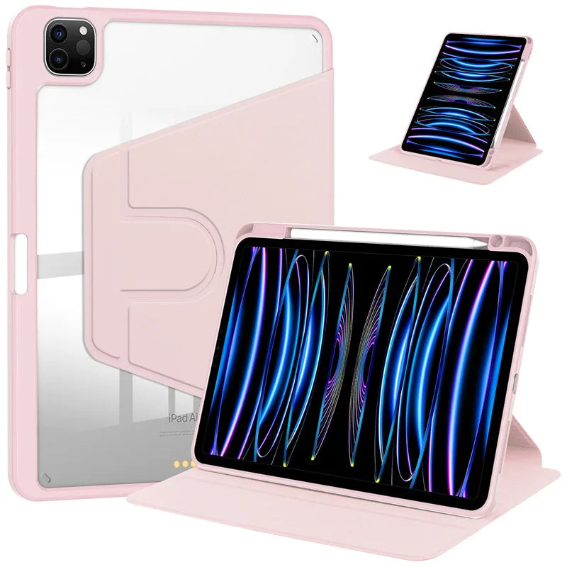 For iPad 10.2 7th 8th 9th Case iPad A16 11th10th Generation Rotation Cover for iPad Pro 12.9" 13" Air 11" 2025 2 3 4 5 9.7 Funda