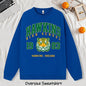 Hawkins 1983 Mighty Tiger Pullover For Men Autumn Oversize Long Sleeve Casual All-Match Clothing Unisex O-Neck Fashion Retro Top