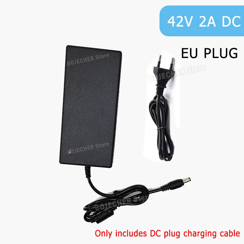 42V 54.6V 2A Battery Power Adapters For Lithium Battery Pack AC100-240V 36V 48V 2A Lithium Battery Charger 5 Plugs EU / US Plug