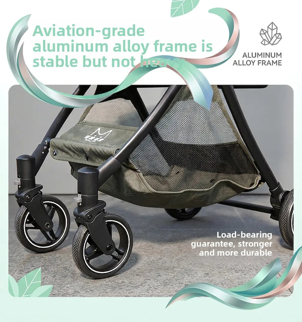 Breathable Large Space Pet Stroller One-Click Foldable Detachable Hand Cart For Dogs Cats Outdoor Travel