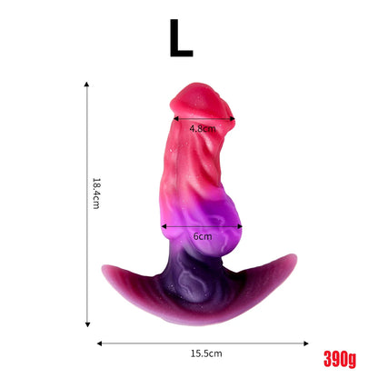 Factory Sales Wearable Anal Plug Buttplug Fake Dildo For Women Men Adult 18 Wear Butt Plug Anal Dilator Prostate Massage Sexshop