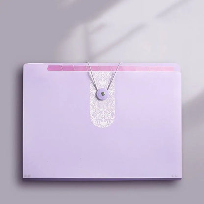 A4 Organ File Folder 8 Grids Document Organizer Paper Documents Folder Office School Supplies Large Capacity Expanding File Bag