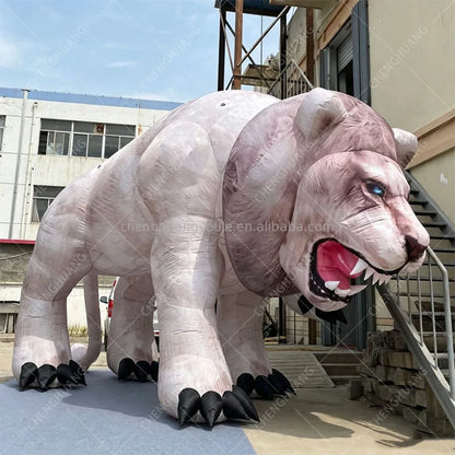 Giant Inflatable Lion Mascot Animal Model Outdoor Shopping Mall Zoo Scenic Spot Decoration Display Props