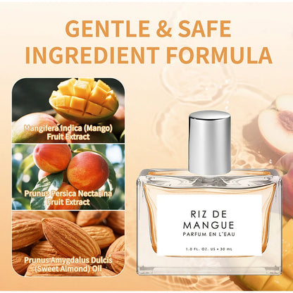Sweet Creamy Vanilla Ice Cream Perfume, Fresh Mango Pistachio Gourmand Eau De Toilette Long-lasting Alluring Women's Fragrance