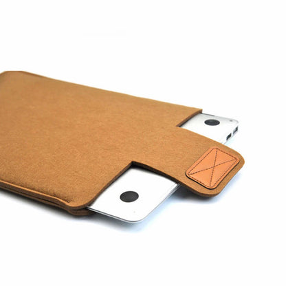 Felt Sleeve Slim Tablet Case Cover Bag for MacBooks Air Pro 11 13 15 Inch Solid Color Tablet Storage Bag