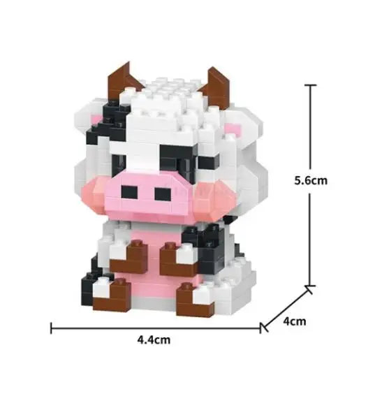 Insect Micro Animals Pet Cats Dog Building Blocks 3D Diamond Model BEE Snail Brick City Construction Toy for Children Kid Gift