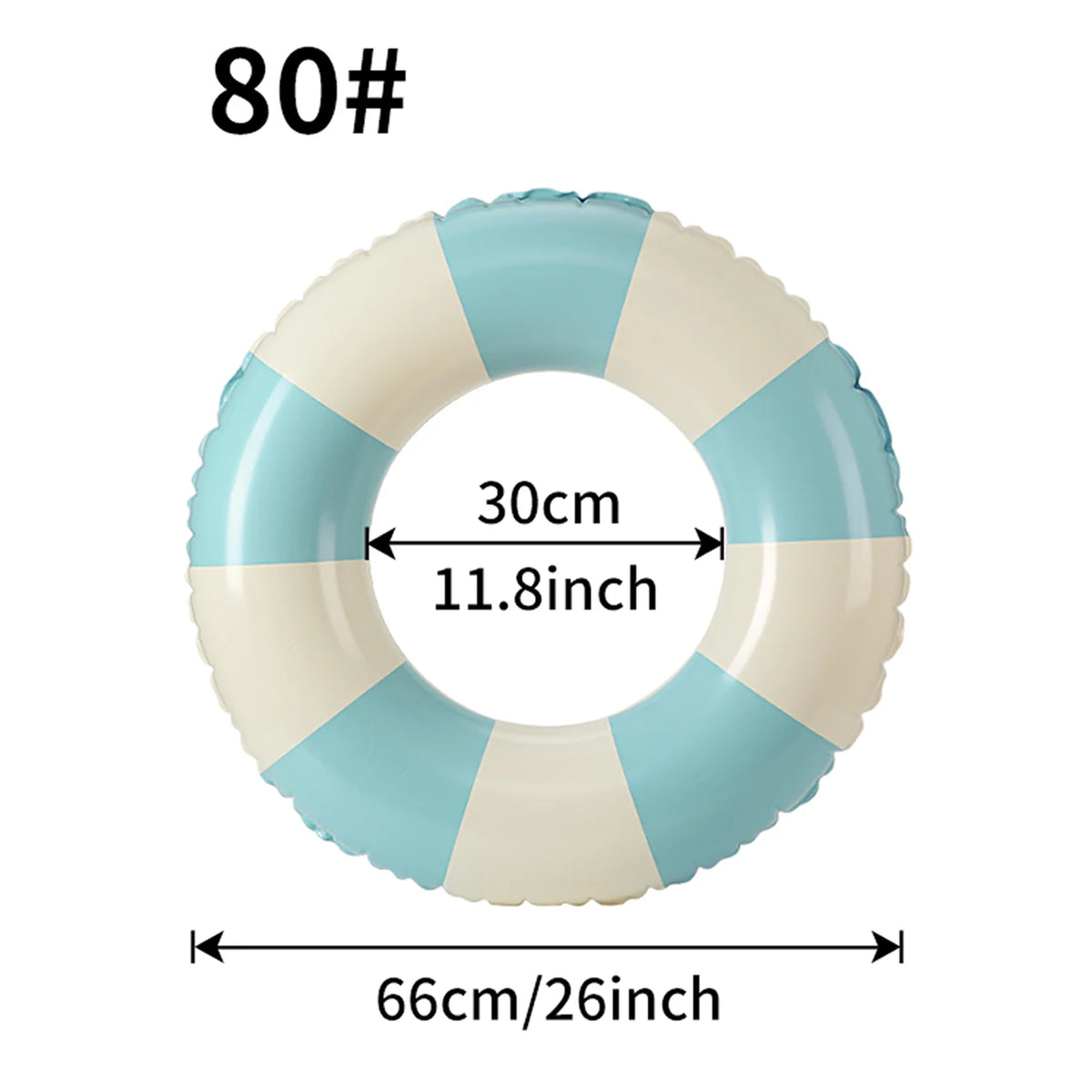 1PC Ins Style Macaron Inflatable Swimming Ring Adult Thickened Pool Float Summer Pool Party Water Toy