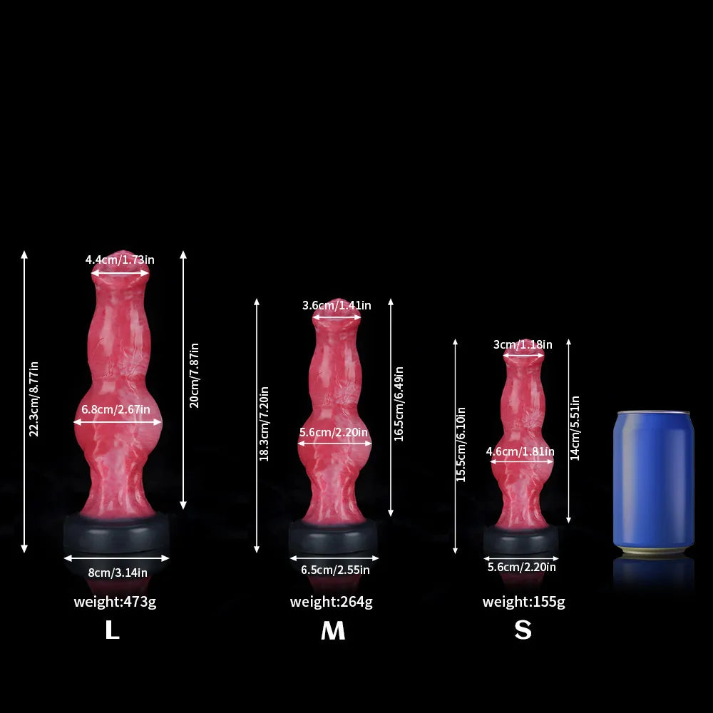 Dildo False Anal Plug Animal Dog Suspension Penis Vagina Masturbation Prostate G-Spot Stimulation Massager Anal Plug Sex Toy 18+