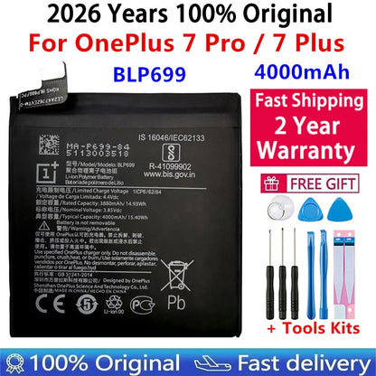 Original Battery For Oneplus one 1+ For OnePlus 1 2 3 1+3 One Plus Nord 2 N10 X 3 3T 5 5T 6 6T 7 7T 8 8T 9 9R Pro Plus Batteries