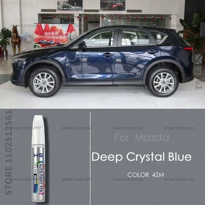 For Mazda CX3 Paint Repair Pen Touch Up Scratch Remover DIY Car Accessories White 34K Blue 42M 	41B Black 16W 38A Gold Gray 46G