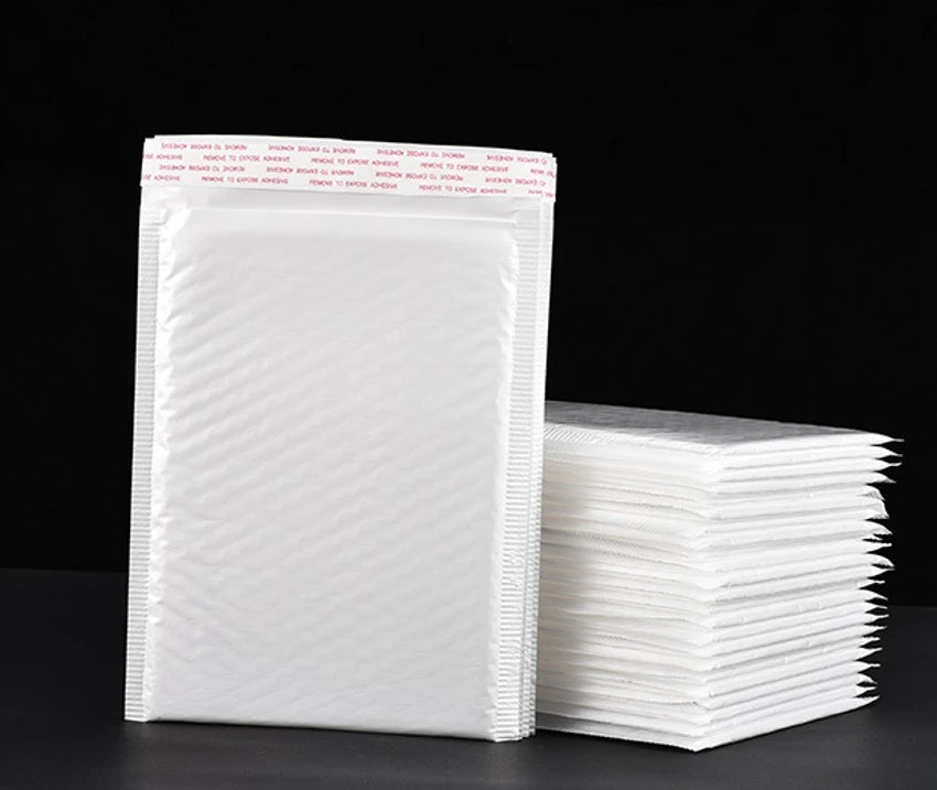Universal Shipping Bags White Foam Envelope Adhesive Mailing Waterproof Bag Padded Envelopes for Magazine Lined Bubble Mailer