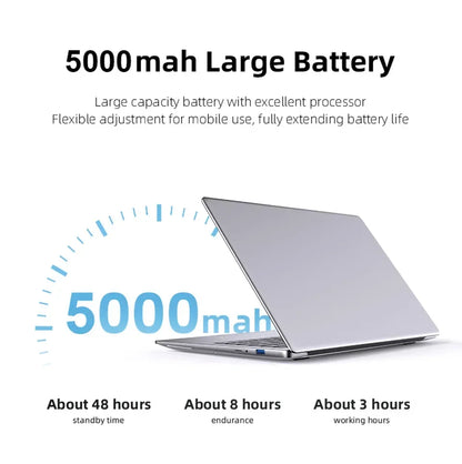 14.1 Inch Business Ultra Portable Laptop I9-9900 I9-10980HK 2026 Win11 DDR4 16GB/32GB RAM 2TB SSD Slim Office Notebook PC