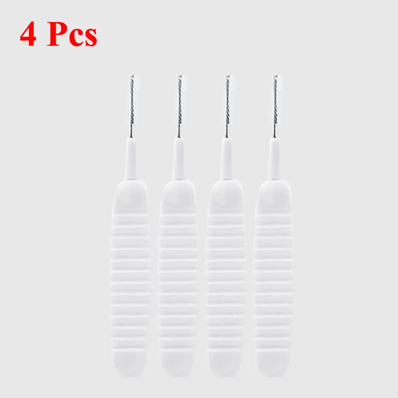 Bathroom Shower Head Cleaning Brush White Small Brush Pore Gap Clean Anti-clogging Nylon For Kitchen Toilet Phone Hole