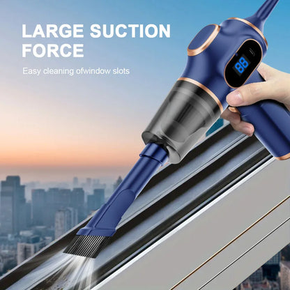 NEW Home Appliance Portable Powerful Handheld Vacuum Cleaner, Long Battery Life Suitable for Cleaning Car and Home Debris
