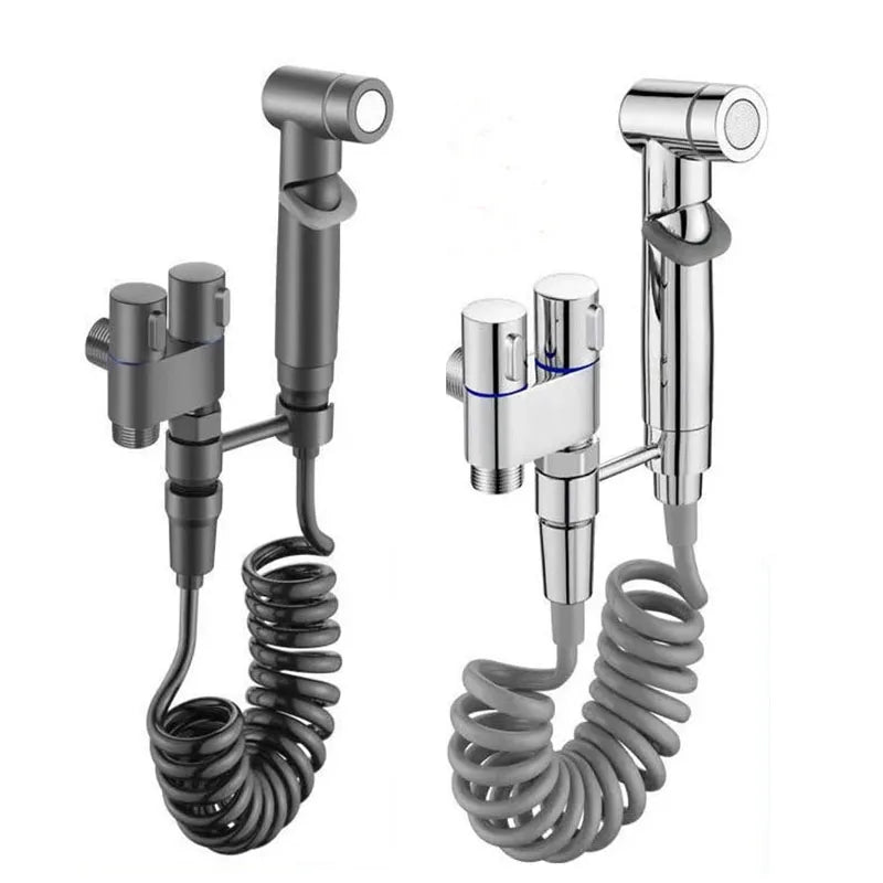 Toilet Cleaning Bidet Toilet Sprayer Set Cold Water Portable Bidet Toilet Accessories Handheld Bathroom Wash Anal Douche