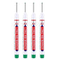 4Pcs/Set 20mm Deep Hole Long Nib Head Markers For Metal Perforating Pen Waterproof Bathroom Woodworking Decoration Multi-Purpose