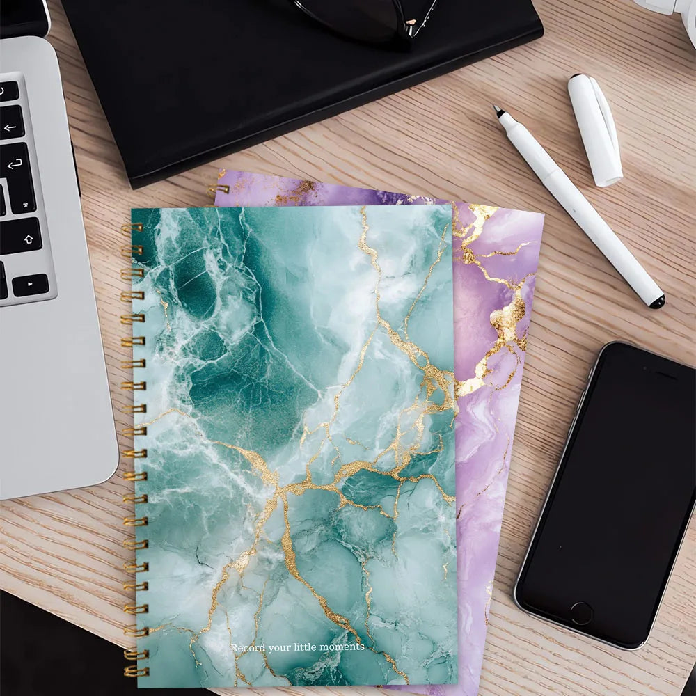 Marble Pattern Notebook, Journal, Blank Lined Pages, Ideal Gift for Note-Taking, Inspiring for Men and Women, Perfect for Studen