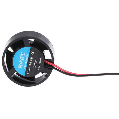 25.5x10mm 5V 9V 12V 24V Round Mini Cooling Fan for LED Lamps Computer Radiator