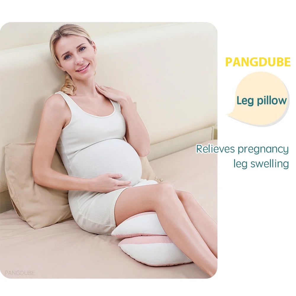 PANGDUBE Pregnancy Pillow U-shaped Waist Pillows Cotton Maternity Pillow Women Sleeping Body Pillow Care for Pregnancy Cushion