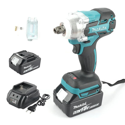 Makita DTW285 18V Brushless Impact Wrench High Torque For Machinery Assembly Daily Household Repair Jobs