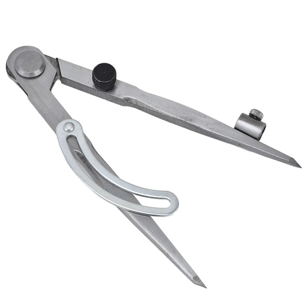 12 Inch / 8 Inch Wing Divider Compass Lockable Wing Design Carbon Steel Geometry Drafting Compass With Pencil Holder