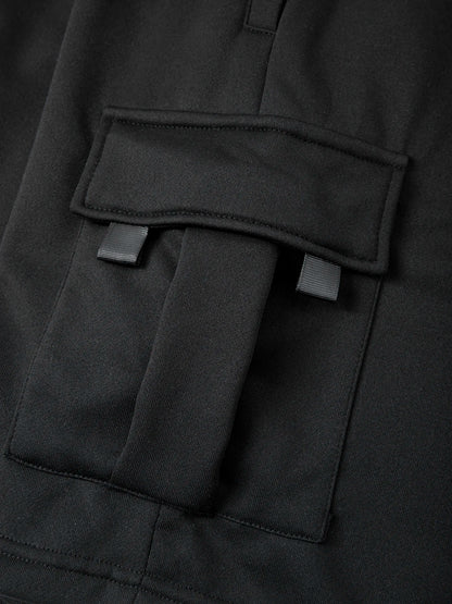 Summer Men's Sport Shorts Male Breathable Loose Multi-pockets Cargo Shorts Outdoor Jogging Fitness Casual Drawstring Mens Shorts