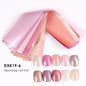 8/10pcs Holographic Aurora Film Nail Glass Foil Sparkly Ice Cube Transfer Paper Cellophane Sliders DIY Full Cover Manicure Wraps