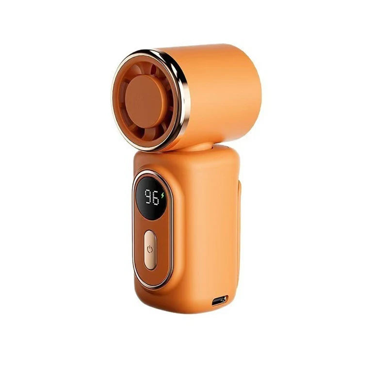 Lenovo Mini Handheld Cooling Clip Fan 100 Gear Speed Adjustment Lightweight Design Fan USB Charging For Outdoor Camping Gift