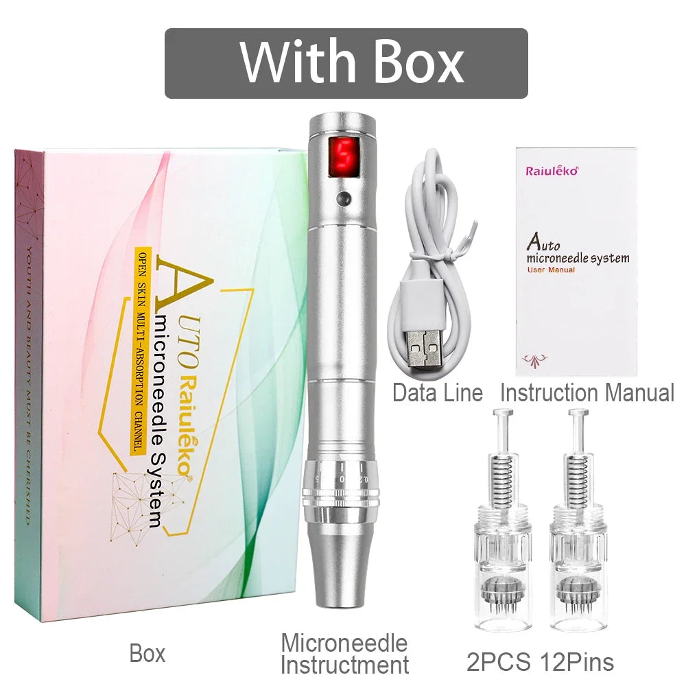 Ultima Dr.imp Pen Wireless Derma Rolling Dermapen Microneedling Cartridge Mesotherapy Auto Micro Needles Exfoliate Shrink Pores