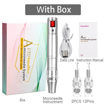 Ultima Dr.imp Pen Wireless Derma Rolling Dermapen Microneedling Cartridge Mesotherapy Auto Micro Needles Exfoliate Shrink Pores
