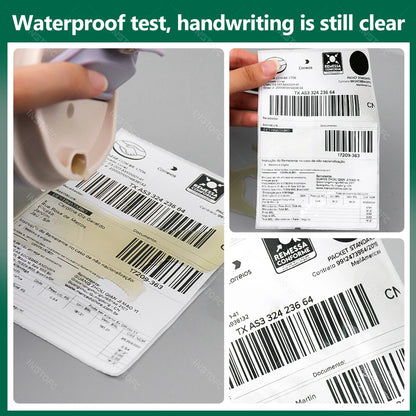 4x6 Inch 500sheets Thermal Shipping Label Paper Self-adhesive For 4inch Label Printer Oil-Proof All-Purpose Sticker Label Paper