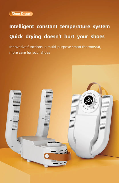 HOMEFISH Intelligent Shoe Dryer Quick Drying Deodorizing Sterilizing Adjustable Timer Household Shoe Warmer And Heater