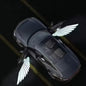 2Pcs Car Angel Wings Wireless Car Door Welcome Decorative Light Courtesy Shadow Projector Lamp LED HD Logo Light Car Accessories