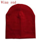 6M-3Y Baby Knitted Hat Scarf Set Solid Color Cotton Hip Hop Beanie Warm Toddler Cap for Boys Girls Spring Autumn Winter
