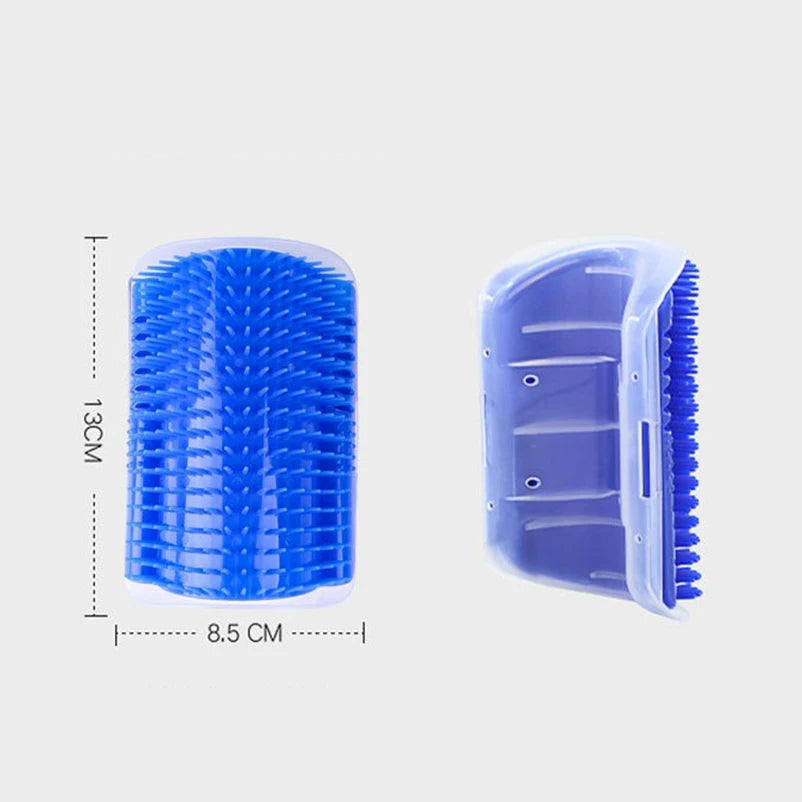 New pet Cat Corner Scrubber Massager Cat Scratching Scratching Scratcher Cat Brush Comb Massage Corner Brush Pet Supplies