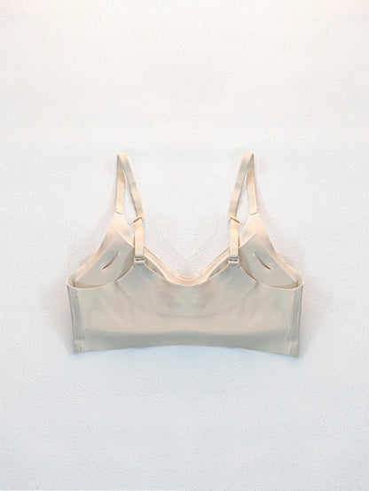 Soft Support Seamless Underwear Comfortable Gathering No Steel Ring Collection Light Thin Breathable Bra Style
