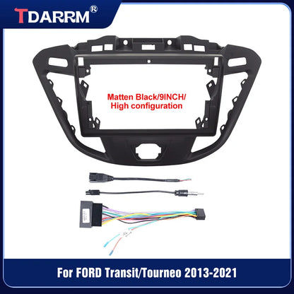 For FORD Transit/Tourneo 2013-2021 Car Radio Fascias Android Stereo Player 2 Din Head Unit Panel Dash Frame Installation Trim