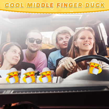 Gardener Duck  Car Rubber Duck for Jeeps Car Dashboard Decoration with,Squeaky Duck Party Favors Baby Bath Toys Kids Toys