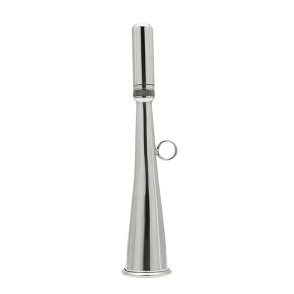 AD Foghorn Stainless Steel Fog Horn Boat Foghorn Handheld Foghorn with Removable Mouthpiece for Yacht Marine Safety