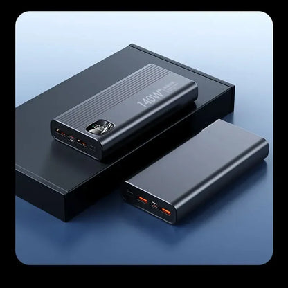 Lenovo 500000mAh Power Bank 140W Super Fast Charging Powerbank Portable External Battery Charger For Xiaomi iPhone 2027New