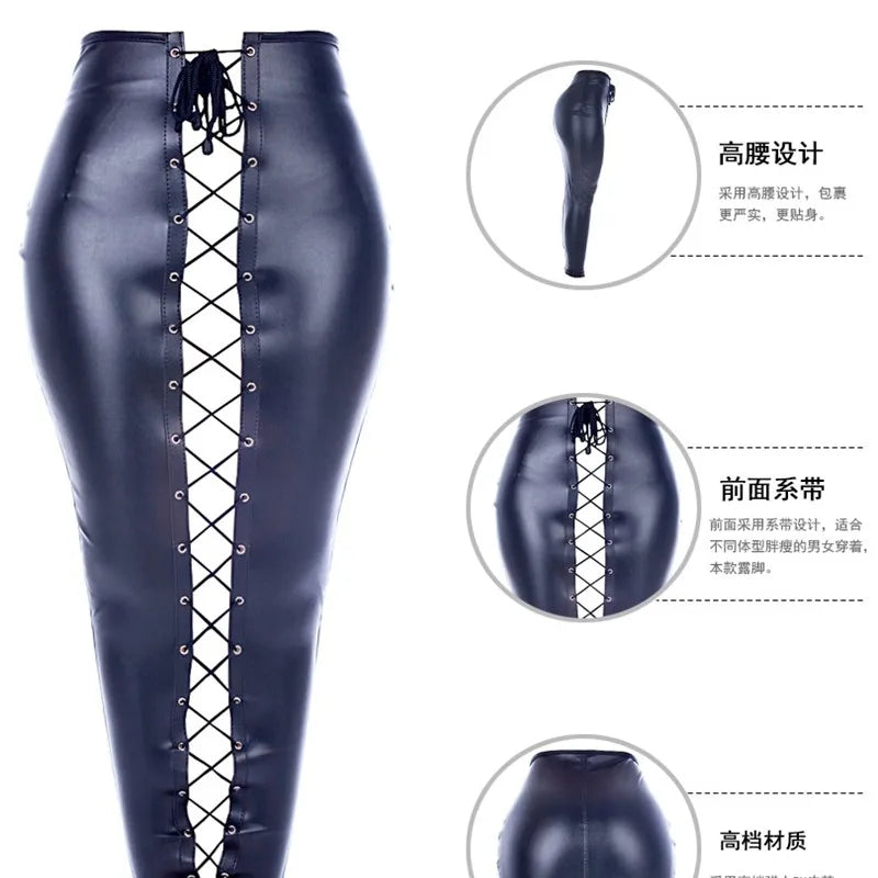 Fun Confinement Leggings Restraint Tight Bag for BDSM Sexy Mermaid Mummy Bare Feet Bag Hip All-inclusive Bag Bondage Bag
