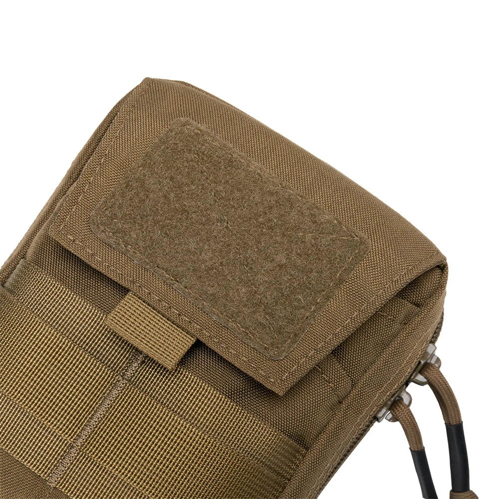 Tactical EDC Molle Pouch Waist Pack Utility Pouches Multifunction Double Zipper Waist Bag Hunting Tool Pouch